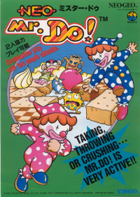 Neo Mr. Do Neo Geo US box art